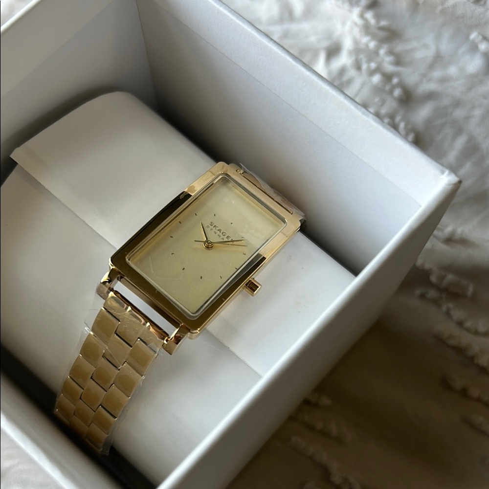 Gold Watch Skagen Denmark